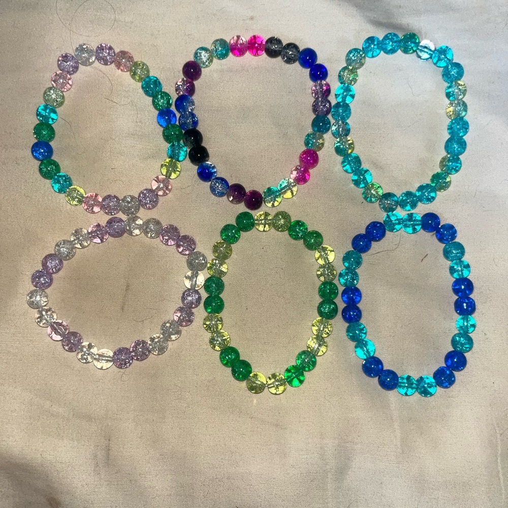 Handmade Glass Beaded Bracelets